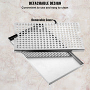 Beer Drip Tray, 304 Stainless Steel Kegerator Drip Trays with 4 Non-Slip Rubber Pads and Detachable Cover, V952-LTJZCGDSPW00FW1N4V0