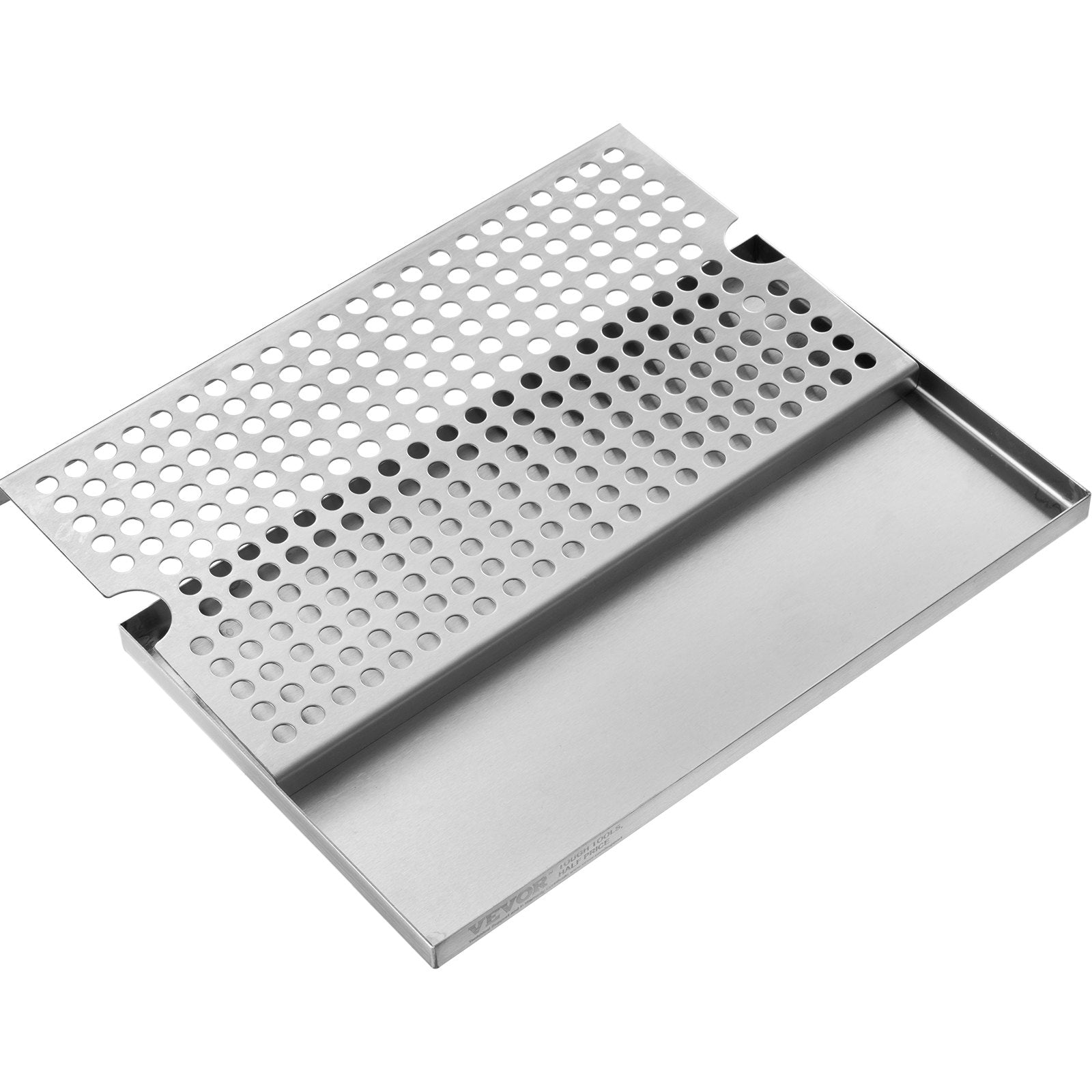 Beer Drip Tray, 304 Stainless Steel Kegerator Drip Trays with 4 Non-Slip Rubber Pads and Detachable Cover, V952-LTJZCGDSPW00FW1N4V0