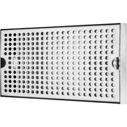 Beer Drip Tray, 304 Stainless Steel Kegerator Drip Trays with 4 Non-Slip Rubber Pads and Detachable Cover, V952-LTJZCGDSPW00FW1N4V0