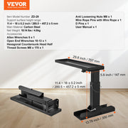 Ladder Levler, 29.8 L x 11.4-18 in H Support Surface, Steel Ladder Leveling Tool, Folding Pitch Hopper, Stair V952-LTTZZCG29INCD6LGSV0