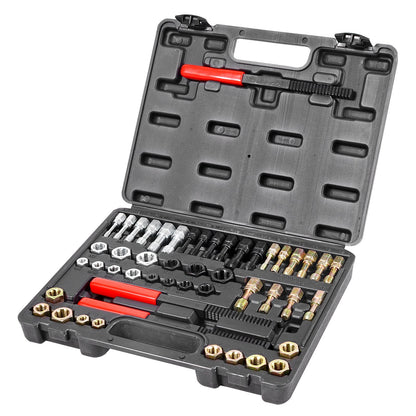 49-Piece Thread Chaser Set, UNC UNF and Metric Thread Restorer Tool, Rethreading Tool Kit with 22 Taps 24 V952-LWCXTZGYZ49PKBLRIV0