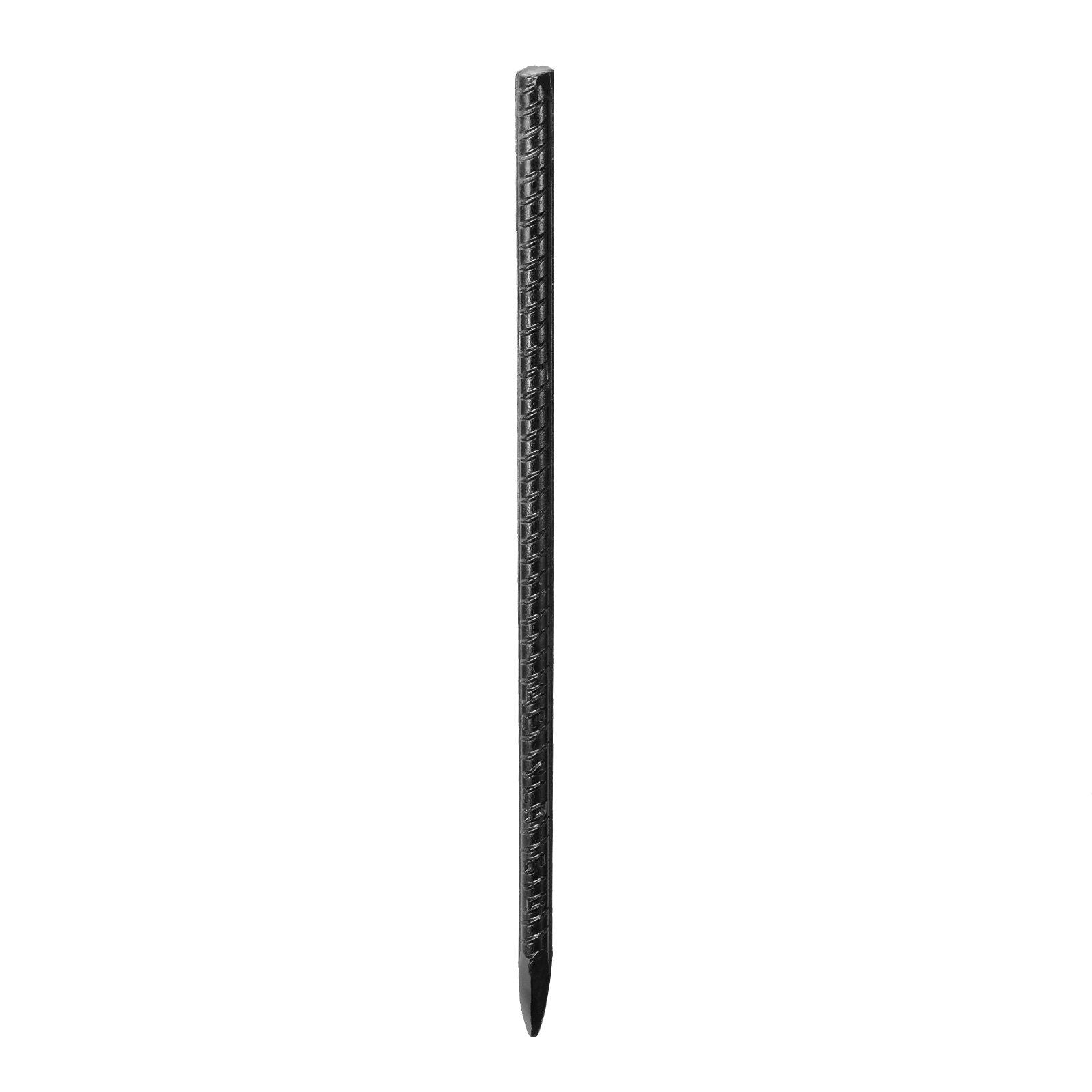 Rebar Stakes, 406.4 mm, Heavy-Duty 11.5 mm Diameter, Straight Galvanized Steel Ground Anchors with Chisel V952-LWDDIJ16YC12WII5A001V0