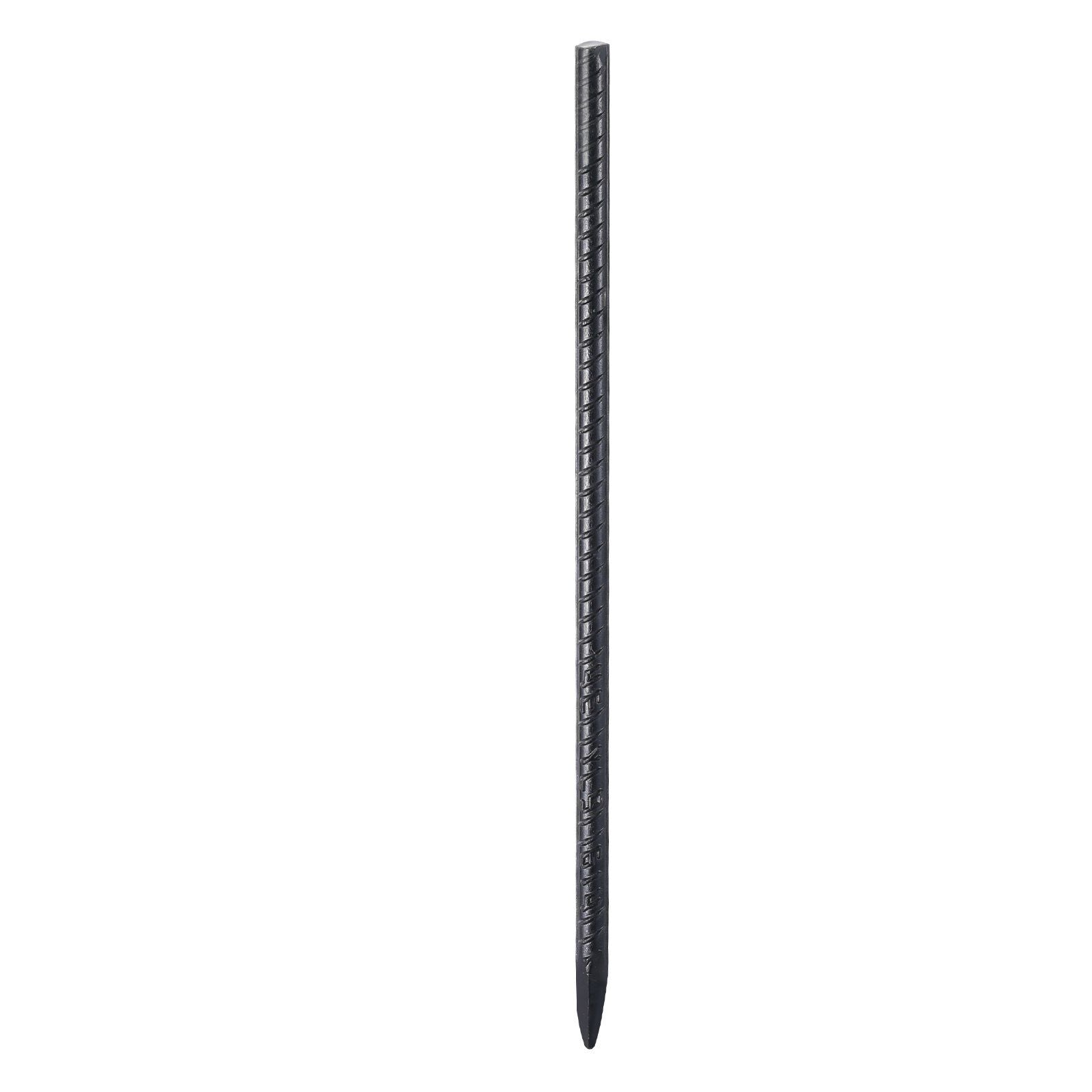 Rebar Stakes, 406.4 mm, Heavy-Duty 11.5 mm Diameter, Straight Galvanized Steel Ground Anchors with Chisel V952-LWDDIJ16YC12WII5A001V0