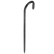 Rebar Stakes, 406.4 mm, Heavy-Duty 10 mm Diameter J Hook, Galvanized Steel Ground Anchors with Chisel Point V952-LWDDJG16YC10U07F7001V0