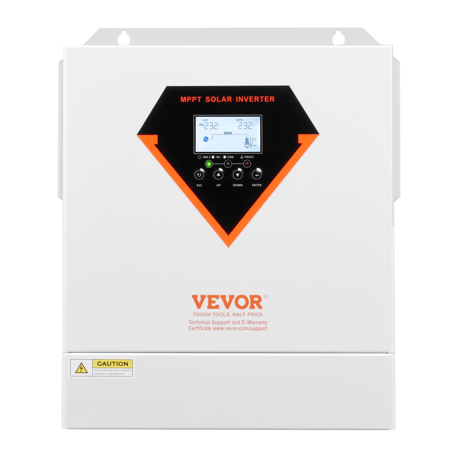 Hybrid Solar Inverter, 3500W, All in One Pure Sine Wave Power Inverter Charger, 220V AC, with Built-in 100A V952-LWGPNKYTJ230DIY24V7