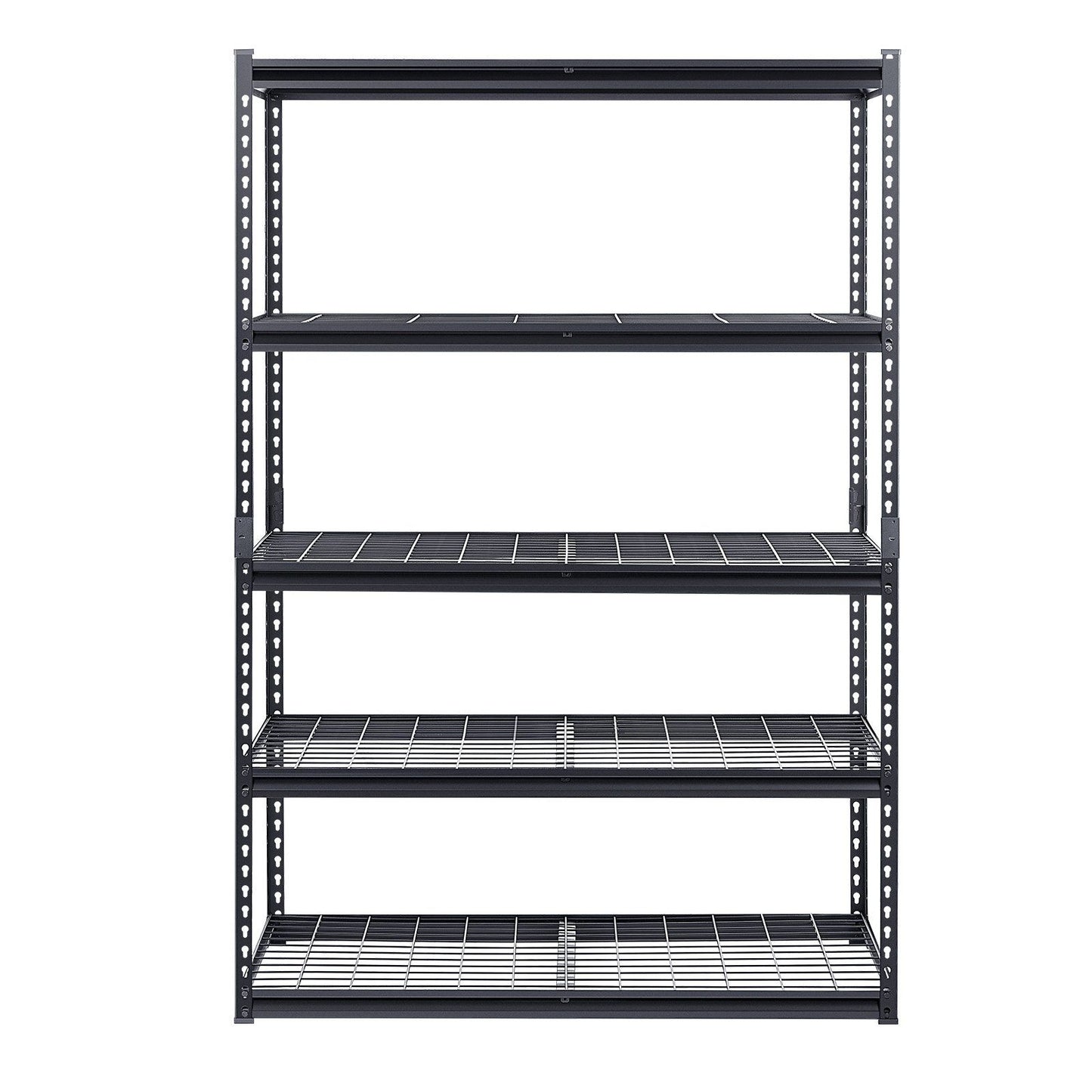 Storage Shelves, 1361 kg, 5 Tier Heavy Duty Garage Shelving, 609.6 x 1219.2 x 1828.8 mm Adjustable Metal V952-LXLZLKHJ2448JA98TV0
