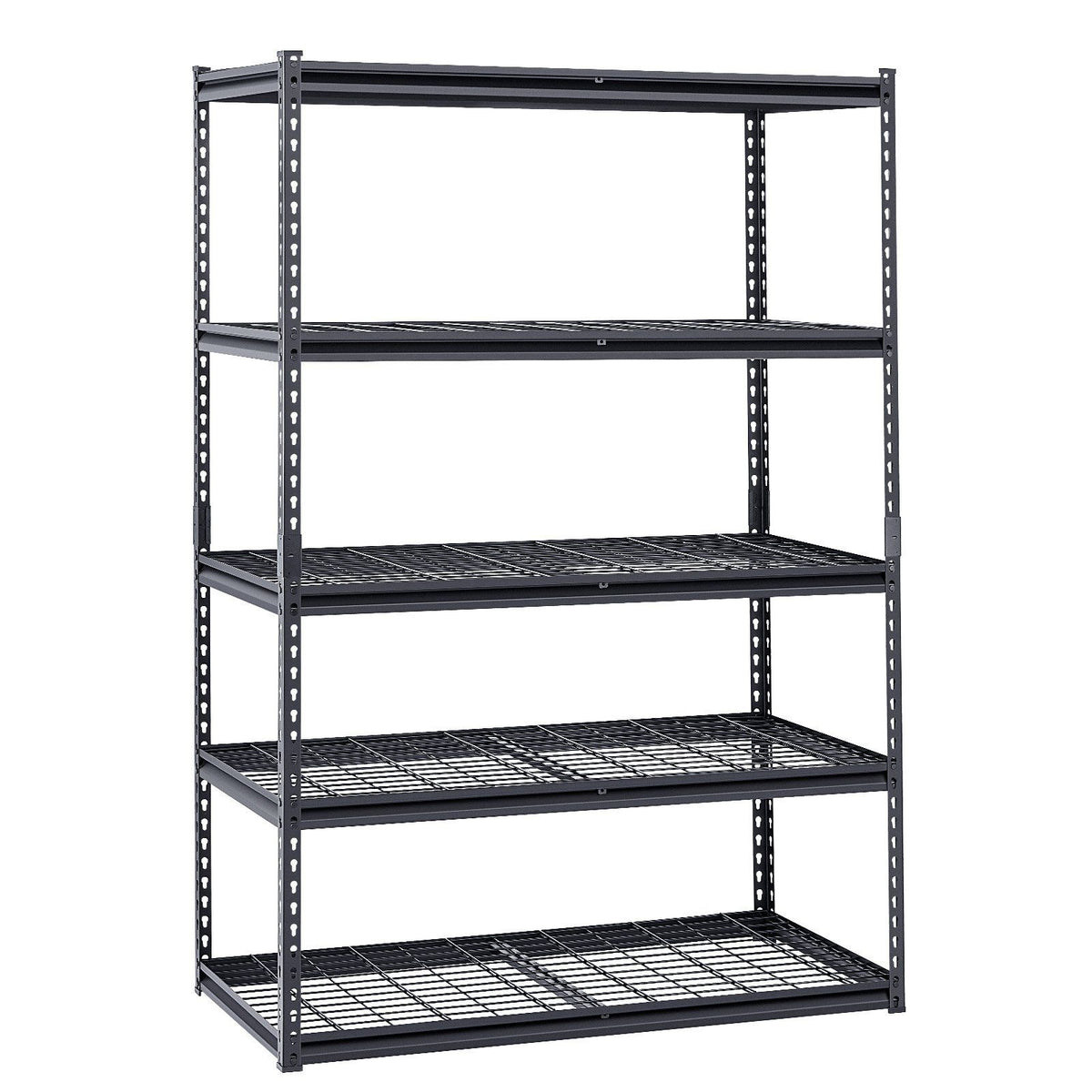 Storage Shelves, 1361 kg, 5 Tier Heavy Duty Garage Shelving, 609.6 x 1219.2 x 1828.8 mm Adjustable Metal V952-LXLZLKHJ2448JA98TV0
