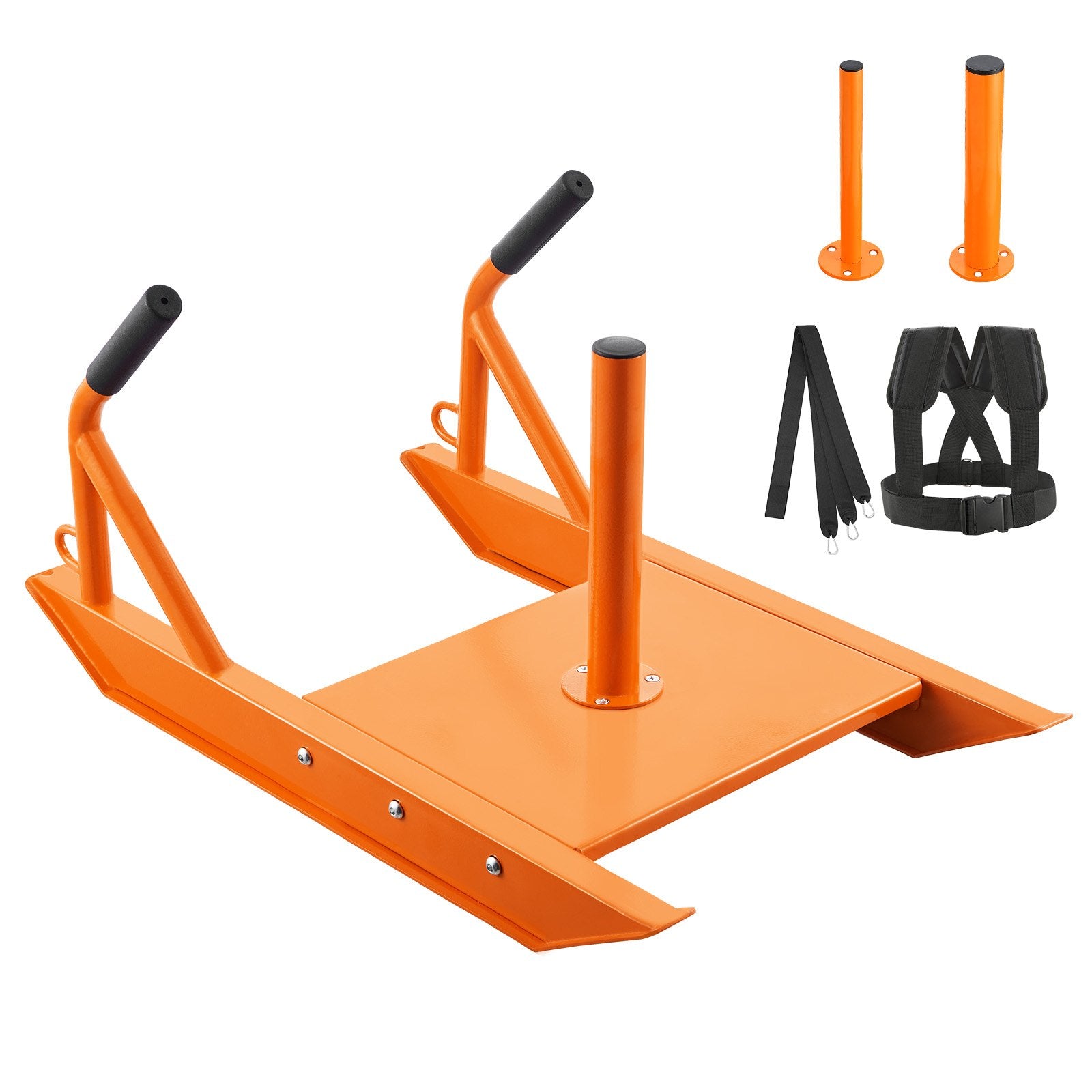 Weight Power Pull Push Sled Fitness Strength Speed Training Sled Orange V952-LXQC12YCTXDWMQYRZV0