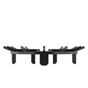Log Grate, 27 inch Heavy Duty Wheel Fire Grate with 6 Support Legs, Solid Powder-coated Steel Bars, Log V952-LXYMP6X20MM27JRUUV0