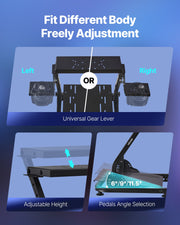 Racing Wheel Stand, Adjustable & Foldable Simulator Stand for Logitech G29 G27 G920 G923, Thrustmaster T300RS V952-LXZJNEWG920DOQ8CO001V0