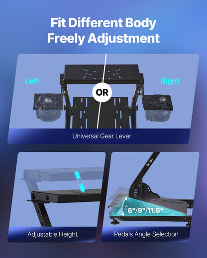Racing Wheel Stand, Adjustable & Foldable Simulator Stand for Logitech G29 G27 G920 G923, Thrustmaster T300RS V952-LXZJNEWG920DOQ8CO001V0