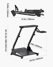 Racing Wheel Stand, Adjustable & Foldable Simulator Stand for Logitech G29 G27 G920 G923, Thrustmaster T300RS V952-LXZJNEWG920DOQ8CO001V0