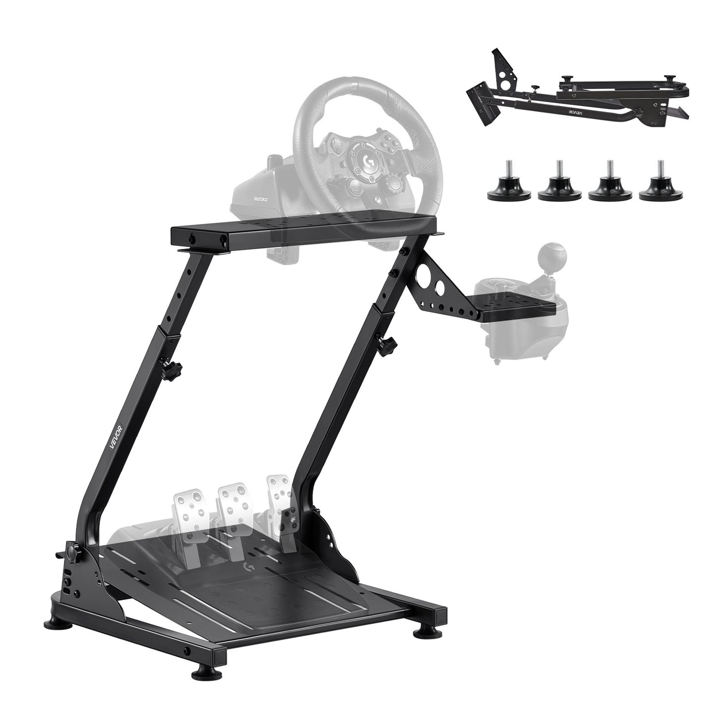 Racing Wheel Stand, Adjustable & Foldable Simulator Stand for Logitech G29 G27 G920 G923, Thrustmaster T300RS V952-LXZJNEWG920DOQ8CO001V0