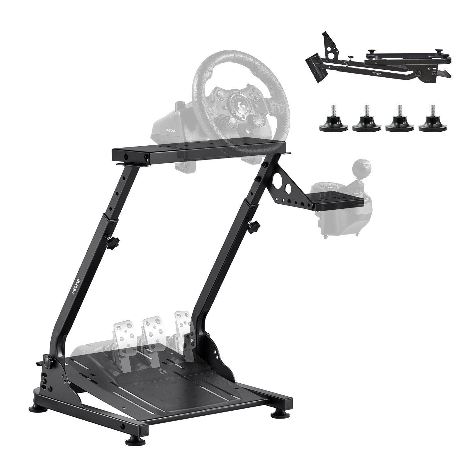 Racing Wheel Stand, Adjustable & Foldable Simulator Stand for Logitech G29 G27 G920 G923, Thrustmaster T300RS V952-LXZJNEWG920DOQ8CO001V0