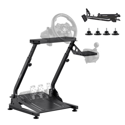 Racing Wheel Stand, Adjustable & Foldable Simulator Stand for Logitech G29 G27 G920 G923, Thrustmaster T300RS V952-LXZJNEWG920DOQ8CO001V0