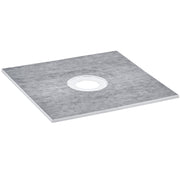 Shower Curb Kit, 914x914mm Shower Pan Kit with 160mm Central Drain, Lightweight EPS Shower Installation Kits V952-LYAZDB3636YCVU1CGV0