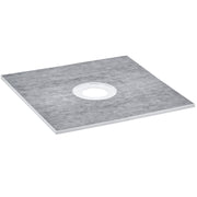 Shower Curb Kit, 914x914mm Shower Pan Kit with 160mm Central Drain, Lightweight EPS Shower Installation Kits V952-LYAZDB3636YCVU1CGV0
