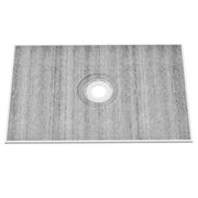 Shower Curb Kit, 1219x1828mm Shower Pan Kit with 160mm Central Drain, Lightweight EPS Shower Installation V952-LYAZDB4872YCFXDWCV0