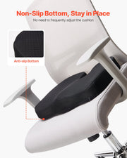 Seat Cushion, Memory Foam Seat Chair Cushion for Pressure Relief, Soft & Breathable Wheelchair Seat Pad with V952-LYDCGZDHM000M1SKH001V0