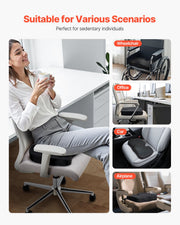 Seat Cushion, Cooling Gel + Memory Foam Seat Cushion, Pressure-Relief Wheelchair Seat Pad with U-Shaped V952-LYDCGZDHMNJ0V30SJ001V0