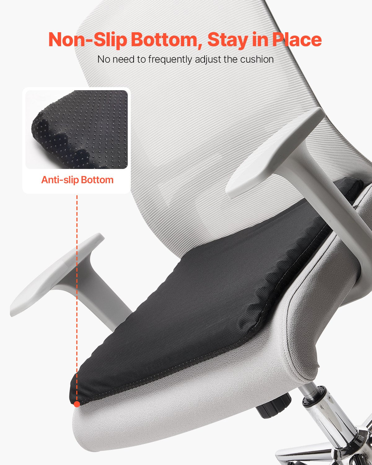 Seat Cushion Cooling Gel Seat Chair Cushion for Hips Back Pressure Relief V952-LYDCGZDNJ000TXA44001V0
