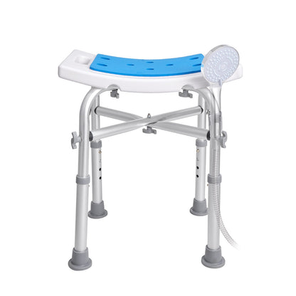 Shower Chair, Adjustable Height Shower Stool with Crossbar Support, Shower Seat for Inside Shower or Tub, V952-LYDFXLHJPEWFYGW6TV0