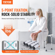 Shower Chair, Adjustable Height Shower Stool, Shower Seat for Inside Shower or Tub, Non-Slip Bench Bathtub V952-LYDFXSLHJPESDZCC9V0