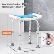 Shower Chair, Adjustable Height Shower Stool, Shower Seat for Inside Shower or Tub, Non-Slip Bench Bathtub V952-LYDFXSLHJPESDZCC9V0