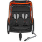 Bike Trailer for Toddlers, Kids, Double Seat, 45 kg Load, 2-In-1 Canopy Carrier Converts to Stroller, Tow V952-LYS2GHJG820IRLD5RV0