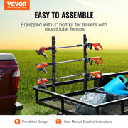 3-Place Weeder Trimmer Rack Holder for Open Landscape Trailer Lockable V952-LYSDCJGJ3QX0RMZUUV0