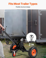 Trailer Dolly, 1500lbs Tongue Weight Capacity, 2 in 1 Trailer Mover with 2 in Ball, 16 in Pneumatic Tires and V952-LYSDQYC1500LJYV2YV0