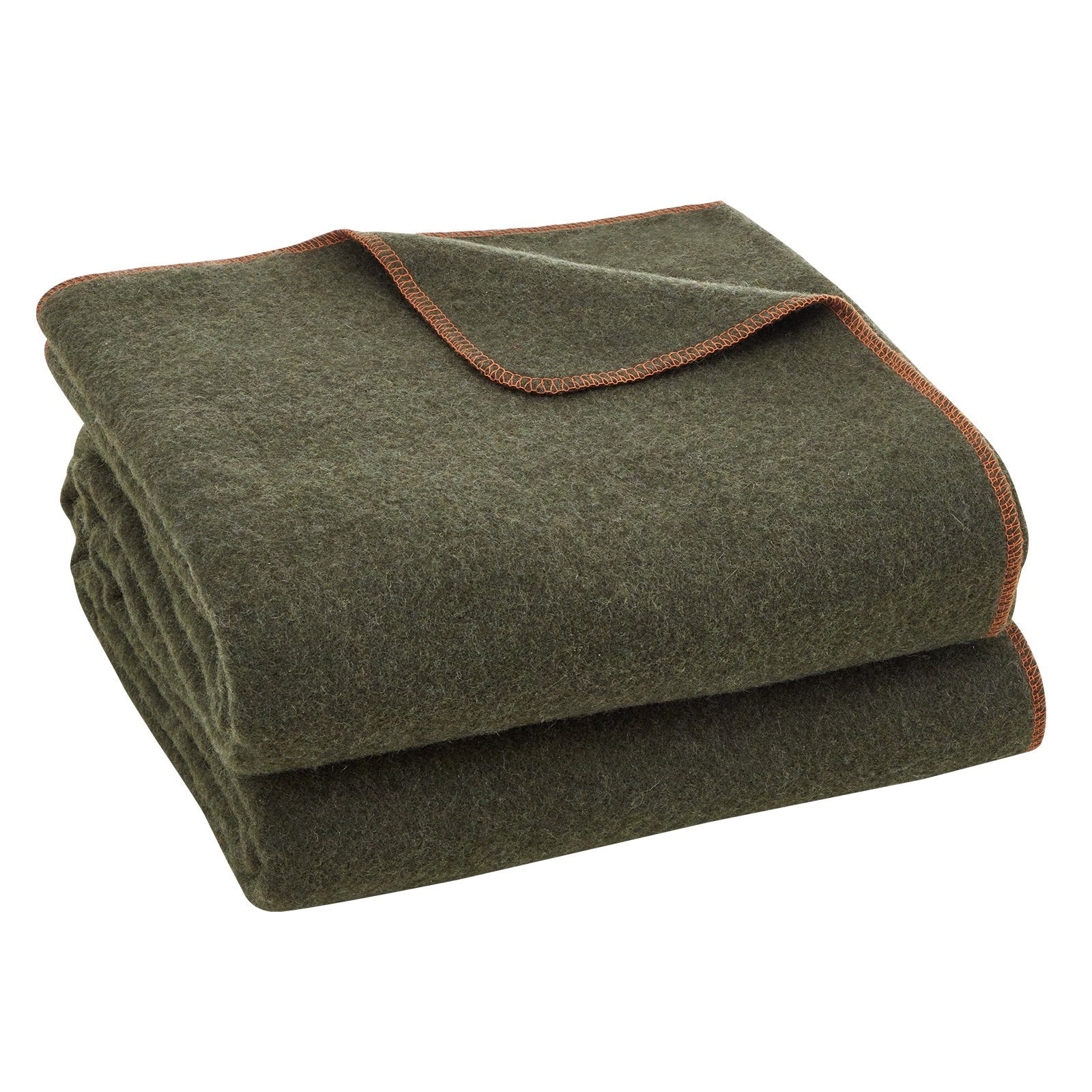 Wool Camping Blanket, Large Warm Stadium Blanket, Waterproof & Windproof, Flame Retardant, Great for V952-LYTCSYMHFPP5P7EO5V0