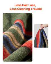 Wool Camping Blanket 1.62 m x 2.23 m for Camping Hiking Travel Texture V952-LYTWLYMHFPP3SJS97V0