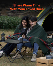 Wool Camping Blanket 1.62 m x 2.23 m for Camping Hiking Travel Texture V952-LYTWLYMHFPP3SJS97V0