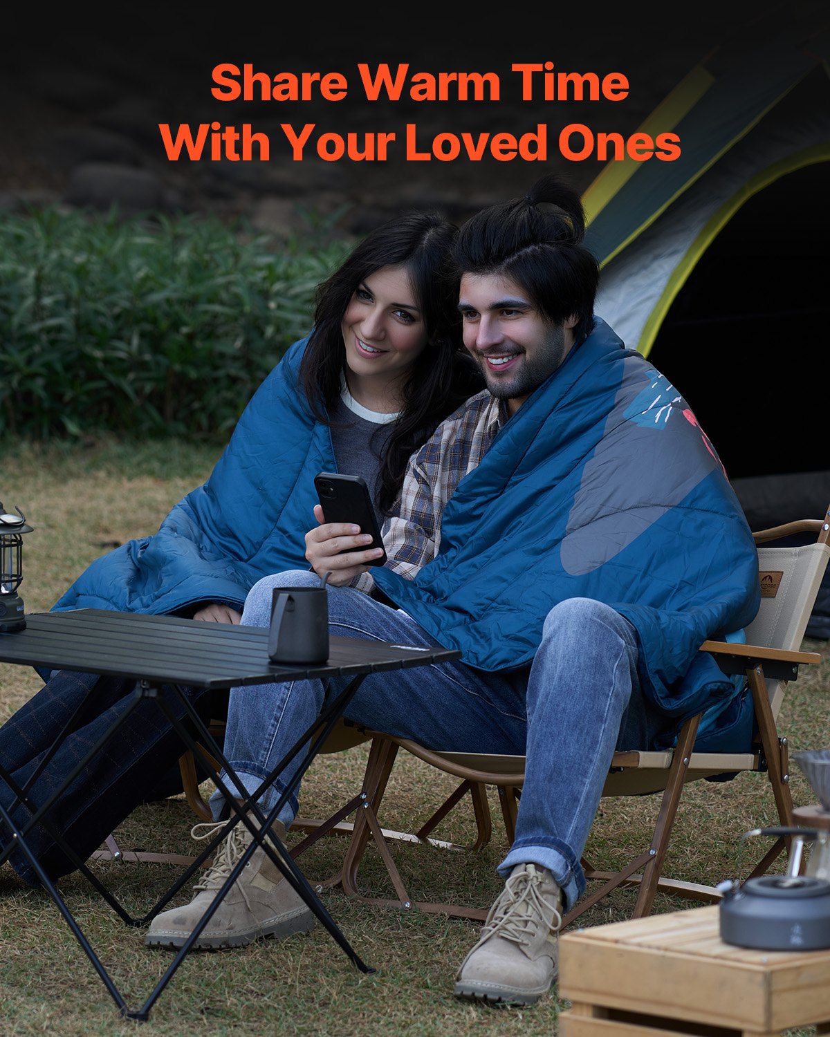 Camping Blanket 1.9 m x 1.32 m Wearable Warm Stadium Blanket Outdoor V952-LYTYHJZXWKCDA0OK8V0