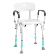 Shower Chair, Shower Seat with Back, Adjustable Height Shower Stool, Shower Chair for Inside Shower Bathtub, V952-LYYFXFLHJPESAQLY8V0