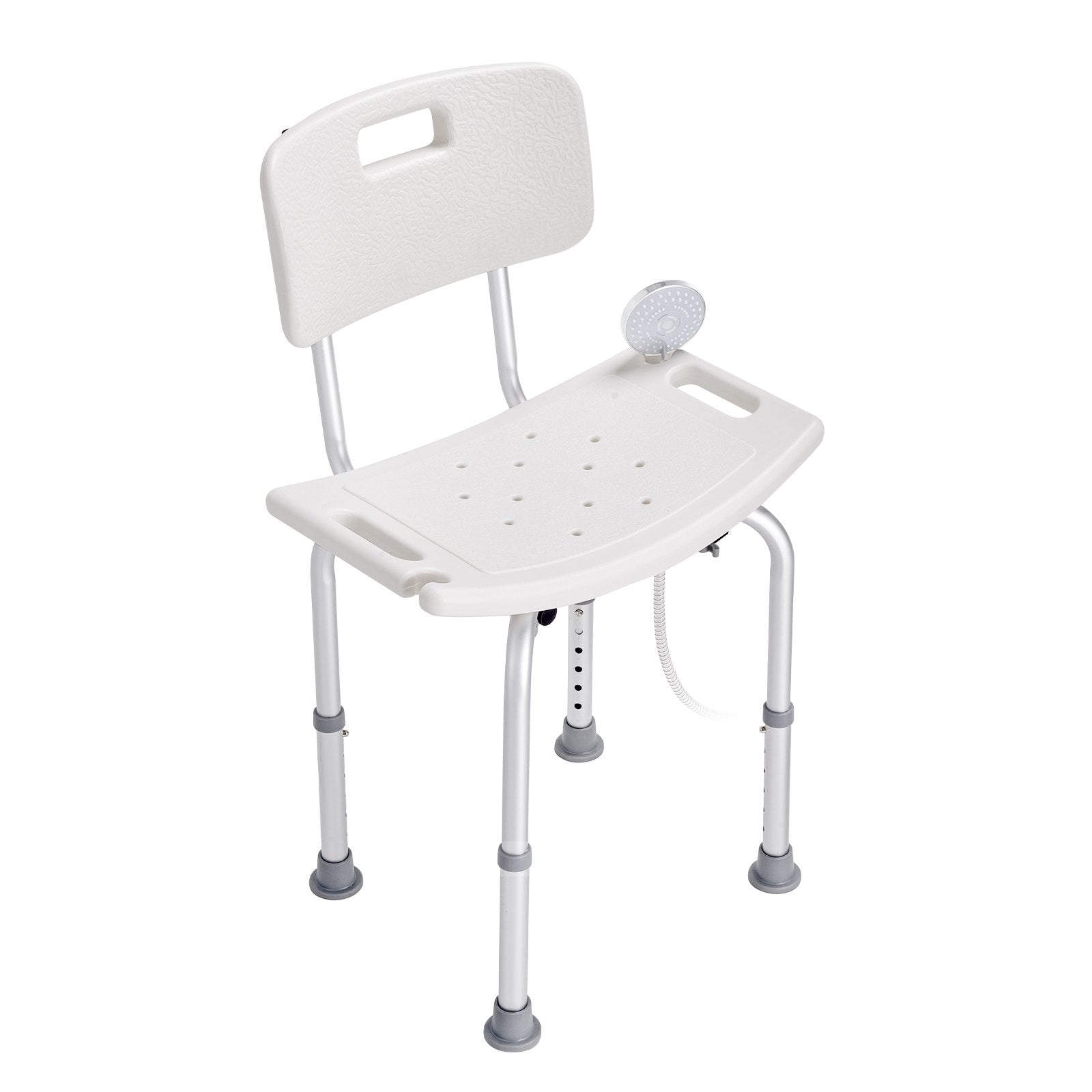 Shower Chair, Shower Seat with Back, Adjustable Height Shower Stool, Shower Chair for Inside Shower Bathtub, V952-LYYFXLHJPESWYQ55WV0