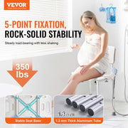 Shower Chair, Shower Seat with Back, Adjustable Height Shower Stool, Shower Chair for Inside Shower Bathtub, V952-LYYFXLHJPESWYQ55WV0