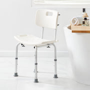 Shower Chair, Shower Seat with Back, Adjustable Height Shower Stool, Shower Chair for Inside Shower Bathtub, V952-LYYFXLHJPESWYQ55WV0