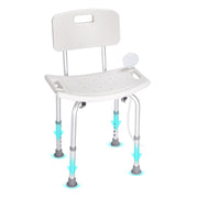 Shower Chair, Shower Seat with Back, Adjustable Height Shower Stool, Shower Chair for Inside Shower Bathtub, V952-LYYFXLHJPESWYQ55WV0