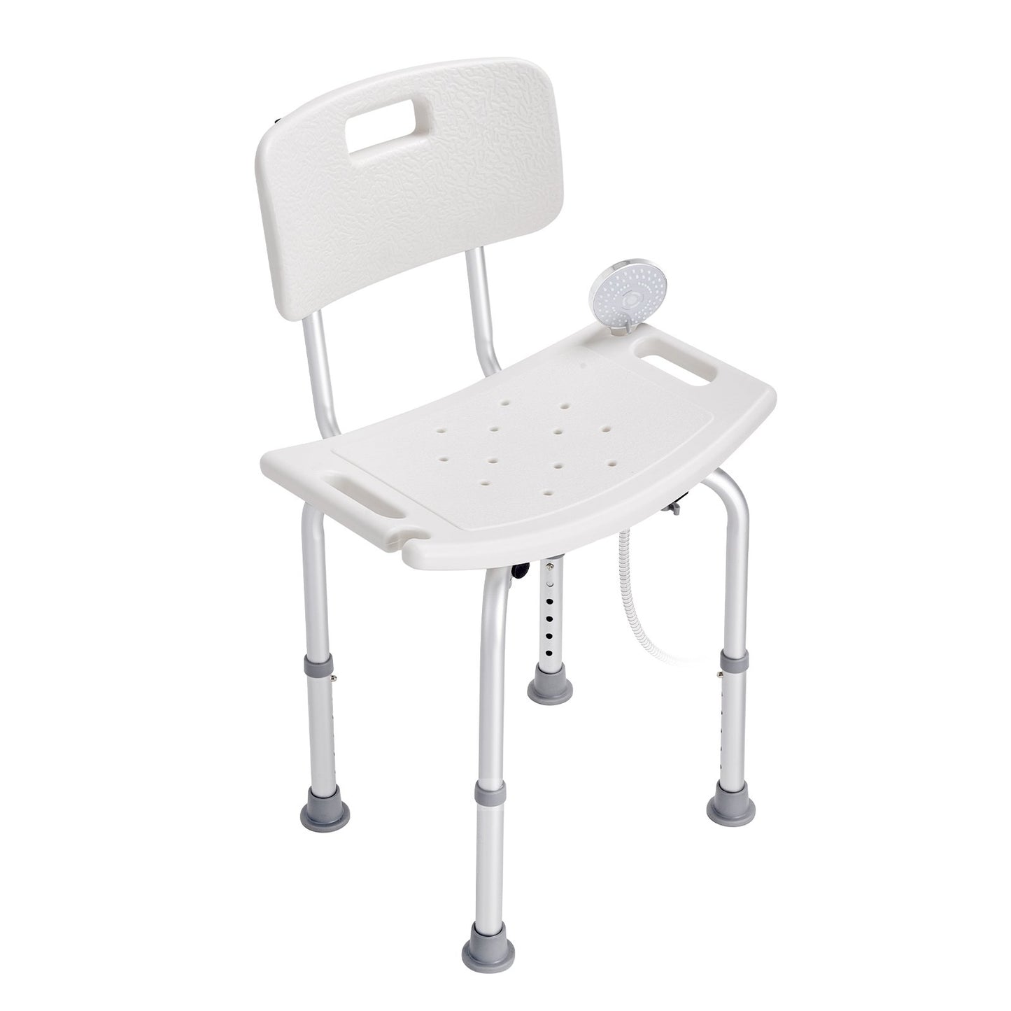 Shower Chair, Shower Seat with Back, Adjustable Height Shower Stool, Shower Chair for Inside Shower Bathtub, V952-LYYFXLHJPESWYQ55WV0