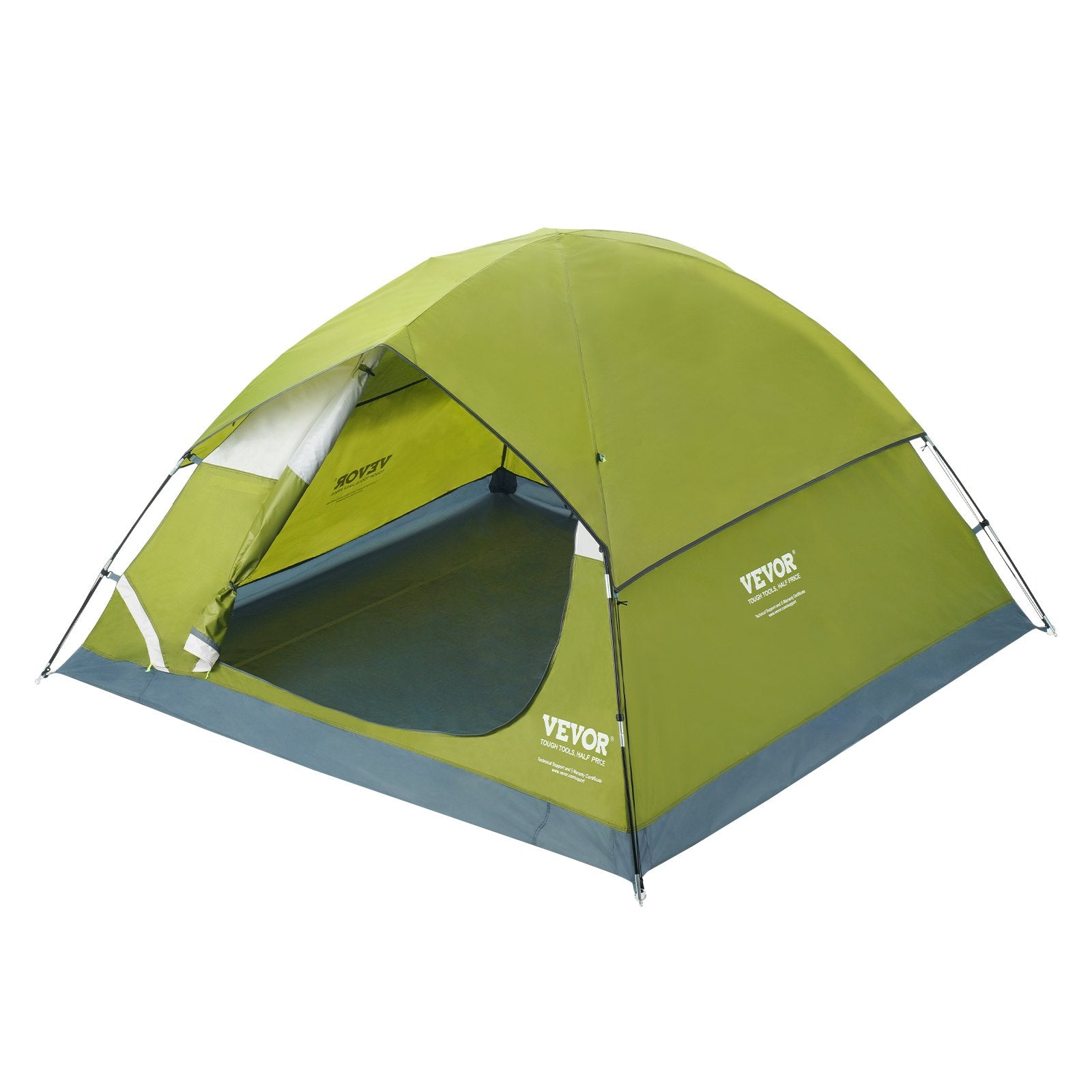 Camping Tent, 7 x 7 x 4 ft Fit for 6 Person, Waterproof Lightweight Backpacking Tent, Easy Setup, with Door V952-LYZPBLXWDLNJBUREMV0