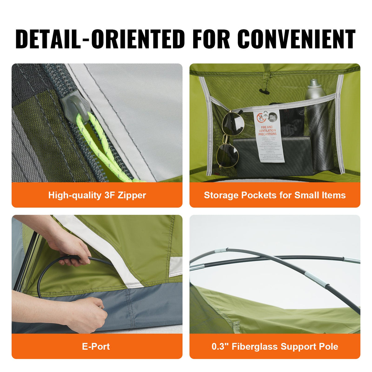 Camping Tent, 7 x 7 x 4 ft Fit for 6 Person, Waterproof Lightweight Backpacking Tent, Easy Setup, with Door V952-LYZPBLXWDLNJBUREMV0
