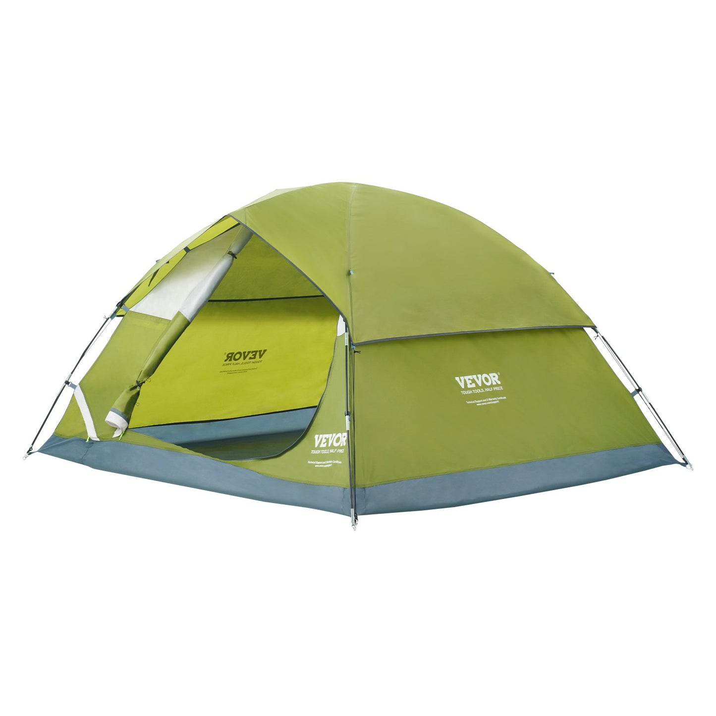 Camping Tent, 7 x 7 x 4 ft Fit for 6 Person, Waterproof Lightweight Backpacking Tent, Easy Setup, with Door V952-LYZPBLXWDLNJBUREMV0