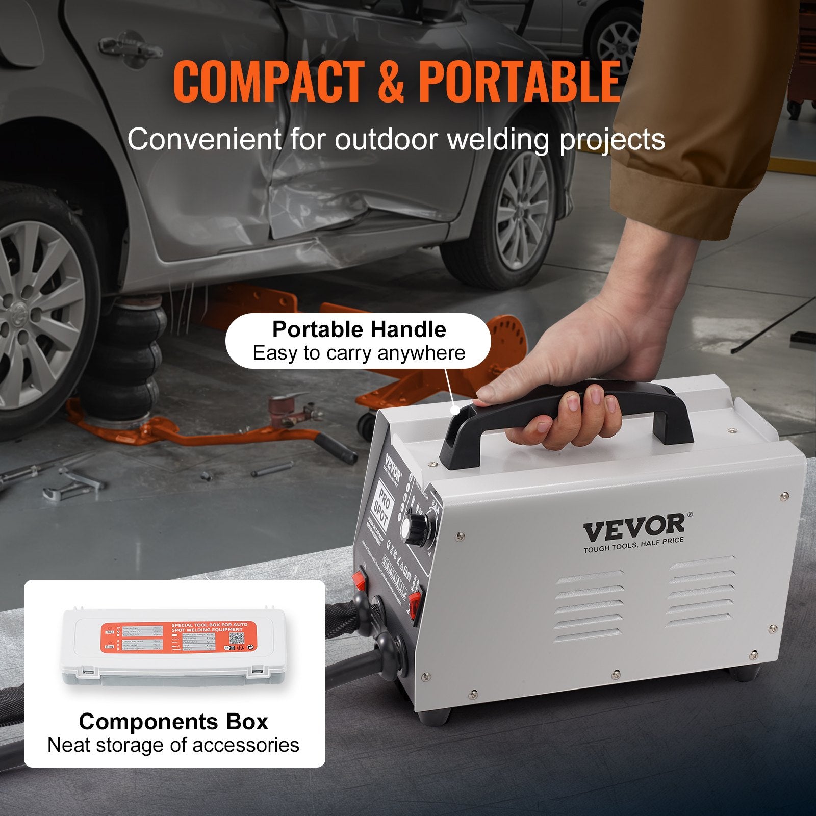 Stud Welder Dent Repair Kit Spot Welding Dent Puller Machine with 7 Modes V952-LZHJFTSSD18KUOYZ6V3