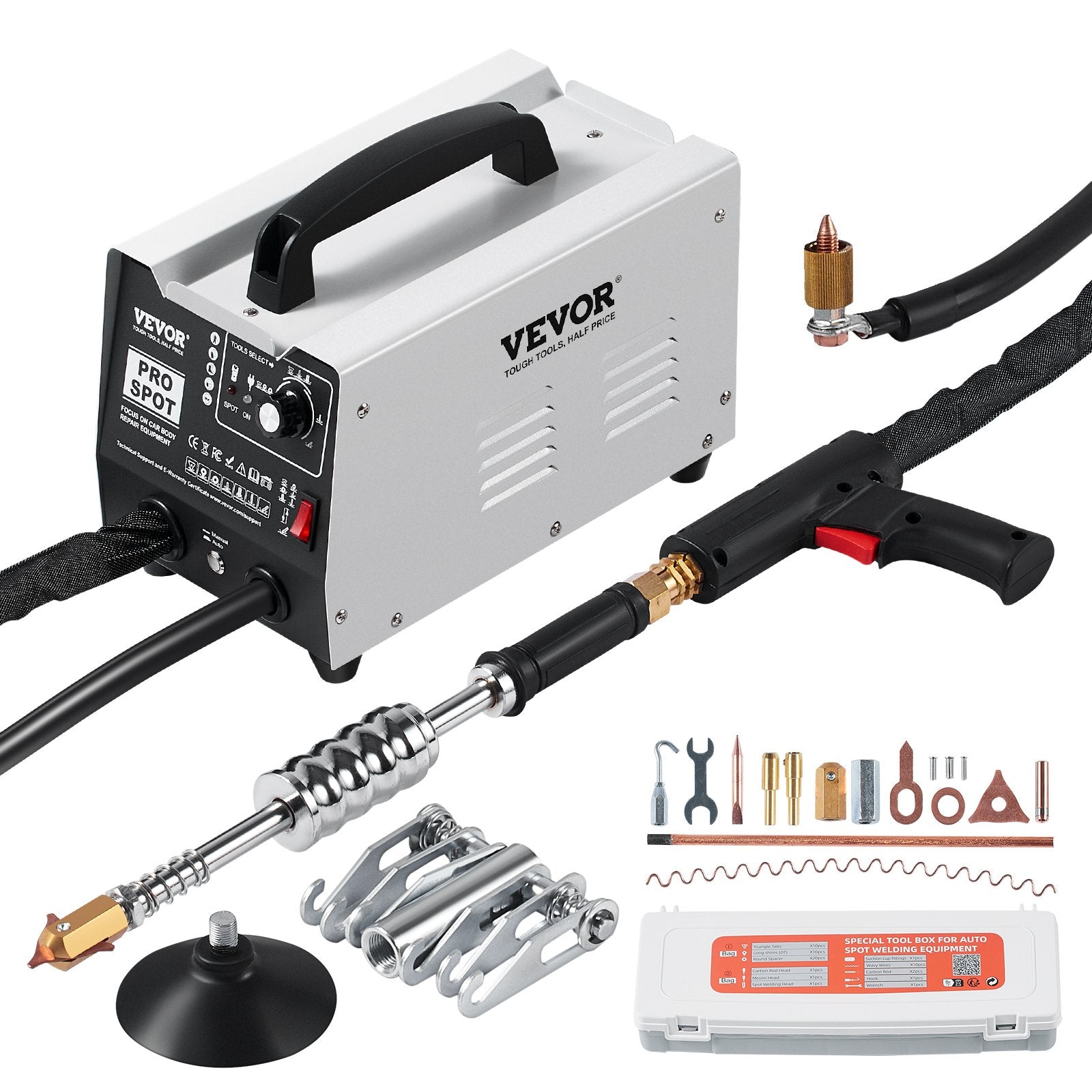 Stud Welder Dent Repair Kit, 1.8KW Spot Welder Dent Puller with Auto/Manual Welding & 7 Versatile Modes, Auto V952-LZHJFTSZDSD1LY9S7V3