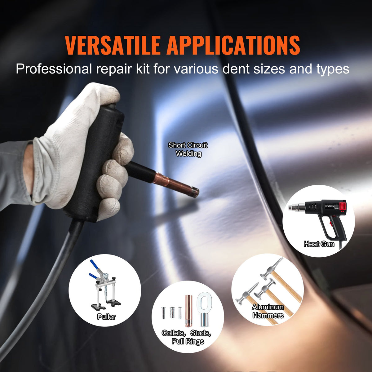 Spot Welder Dent Puller 300W Stud Welder Dent Repair for Aluminum Car Body V952-LZHJFTSZDSD1Q5TPDV3