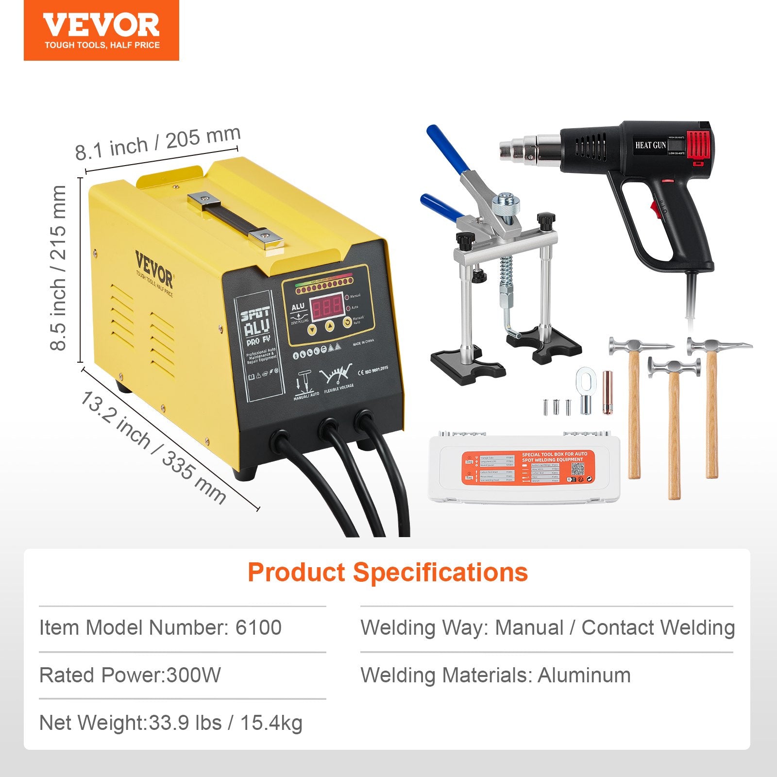 Spot Welder Dent Puller 300W Stud Welder Dent Repair for Aluminum Car Body V952-LZHJFTSZDSD1Q5TPDV3