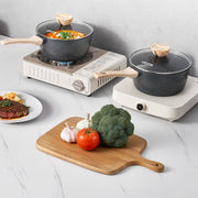 2.5 QT Saucepan, Nonstick Saucepan with Tempered Glass Lid, Multipurpose Cooking Sauce Pot with Detachable V952-LZJG25QTTFLT9T09W001V0