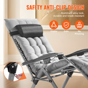 Zero Gravity Chair, 26 inch Zero Gravity Recliner Lounge Chair for Indoor and Outdoor, Adjustable Anti V952-LZLTYHS26HHKDFO3ZV0